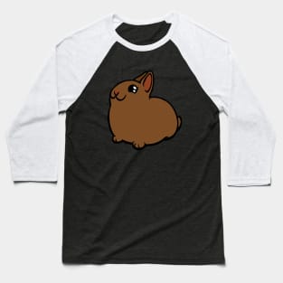 Brown Bunny Rabbit Coney Baseball T-Shirt